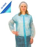 Нарукавники полиэтиленовые, пл. 20 (эконом), Россия, белый