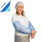 Нарукавники полиэтиленовые, пл. 25 (стандарт), Россия, синий