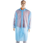 Product image 2 for Халат медицинский на кнопках, пл. 30, голубой, XXL