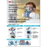 Product image 2 for Полумаска серии 7500 3М 7502 (силикон) размер средний