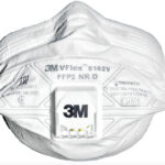 Полумаска фильтрующая противоаэрозольная 3M™ VFlex® 9162V с клапаном выдоха, FFP2 NR D (12 ПДК)