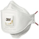 Полумаска фильтрующая противоаэрозольная 3M™ Aura® 9332+ c клапаном, FFP3 (50 ПДК)