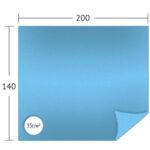Простыня на операционный стол ламинированная, 200х140 см, пл. 35